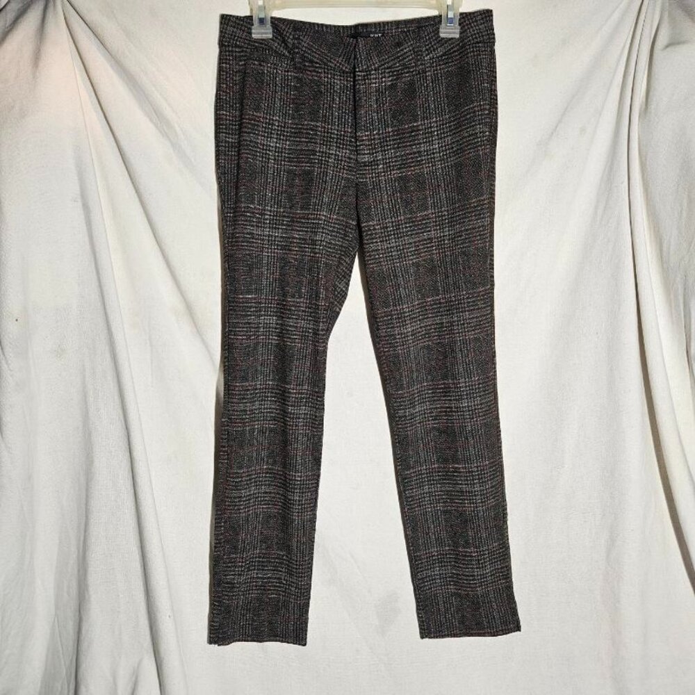 Kut from the Kloth high waisted plaid pants